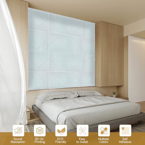 Acoustic Wall Panels, 6 Pack, 23.6"x23.6" Soundproof Panels - Image 6