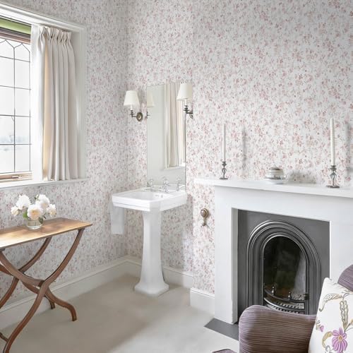 Peel and Stick Wallpaper for Nursery Pink Cherry Blossom Waterproof - Image 4