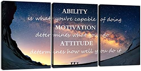 Large Size Successful Motivational Picture Canvas Wall Art Decor Print Office by Yetaryy