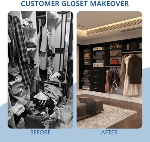 Modular Closet System, Wood Tower Closet Storage - Image 4