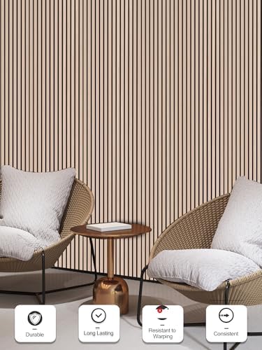Mollywell Wood Panels for Wall, 94.5x12.5 in - Image 5