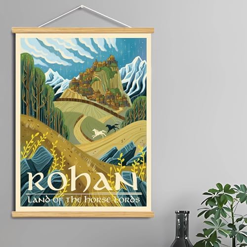 Middle Earth Landscape Wall Art Prints Canvas PaintingFantasy Posters, Wall - Image 2