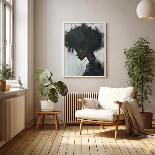 Black Woman Wall Art Trendy African American Sexy Women 16x20 Inch Unframed - Image 2