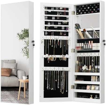 Full Length Mirror Jewelry Cabinet by MASMIRE