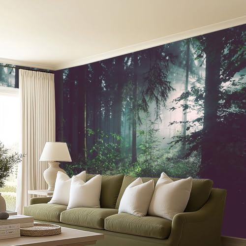 Deep in the Forest murals Woodland Tree Peel and Stick self Adhesive Wallpaper - Image 3