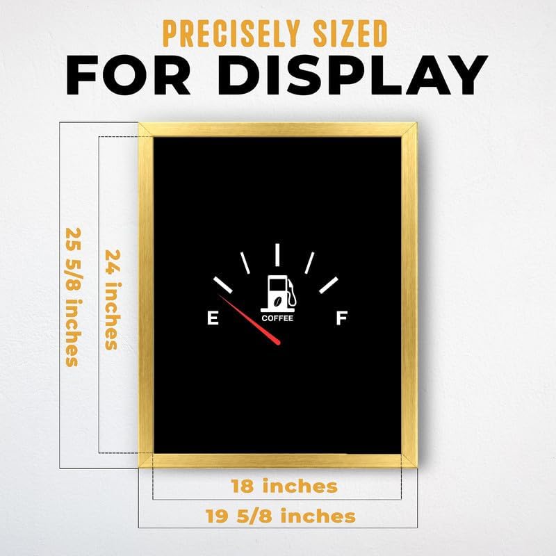 InkFlow Posters Coffee Gauge Canvas Poster - Image 3