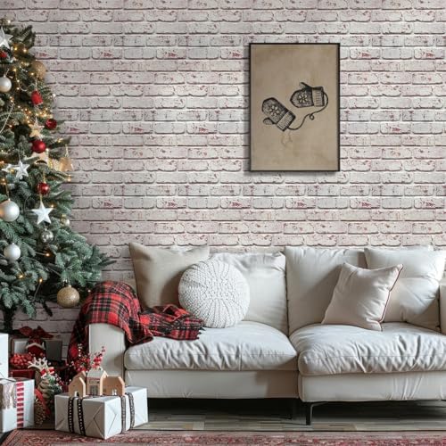 COMSTICKC 3D Faux Brick Wall Panels Peel and Stick - Image 2
