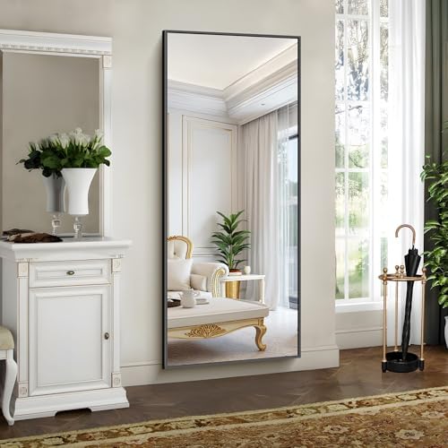 YIROMAN Bathroom Mirror 72"x30", Large Matte Black Bathroom Mirror - Image 4