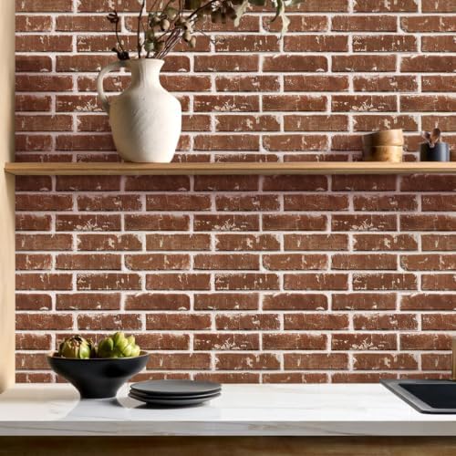 COMSTICKC 3D Faux Brick Wall Panels Peel and Stick - Image 2
