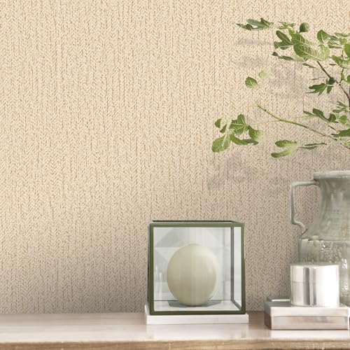 Grasscloth Peel and Stick Wallpaper Faux Linen Contact Paper 15.7inch x - Image 4
