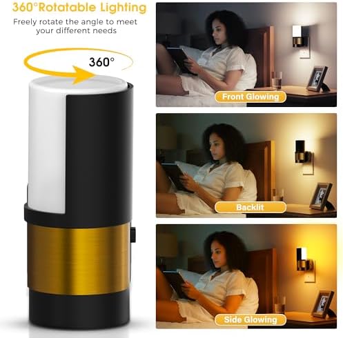 L LOHAS LED Night Lights Plug into Wall, Dimmable Plug in Night Light - Image 4