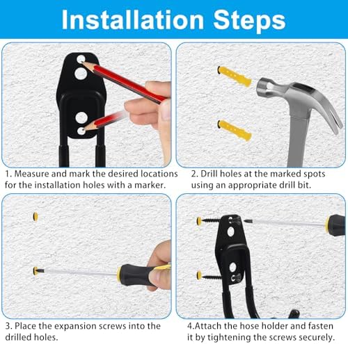 2 Pack Heavy Duty Garage Wall Hooks, Wall Mount Garage Storage Organizer - Image 4