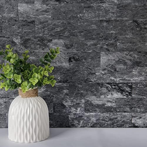 Art3d Peel and Stick Backsplash, Stick on Wall Tile, Dark Granite - Image 2