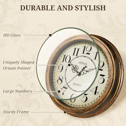 Geevon Vintage Wall Clock - Image 2