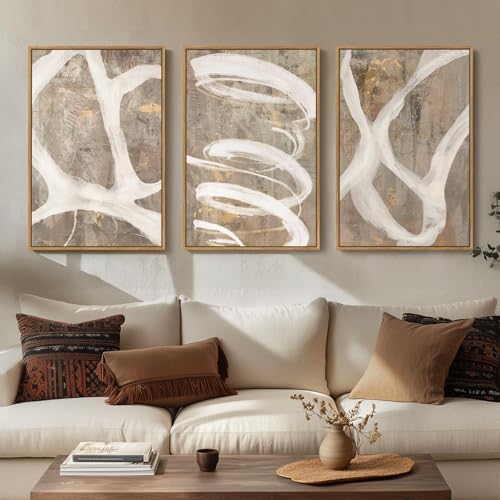 Large Framed Abstract Wall Art, 20x30 In by Cuspin
