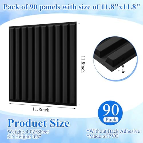Nuanchu 90 Pcs 3D Wall Panels - Image 2