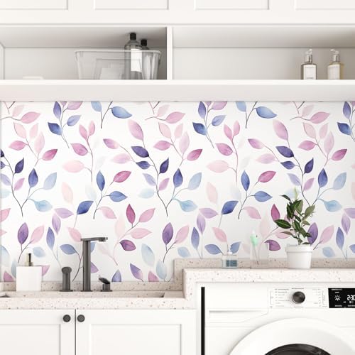 Dreamy Watercolor Botanical Peel and Stick Wallpaper 17.5" x 118" - Image 4