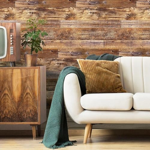 Yun-aeon Natural Wood-Brown Contact Paper Peel and Stick Wallpaper - Image 2