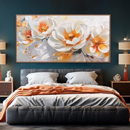 Large Wall Art For Living Room Floral Artwork Modern Canvas Art Wall Decor 29" - Image 6