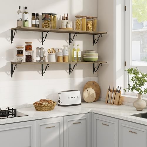 RICHFOCUS 12 Inch Deep Floating Shelves - Image 2
