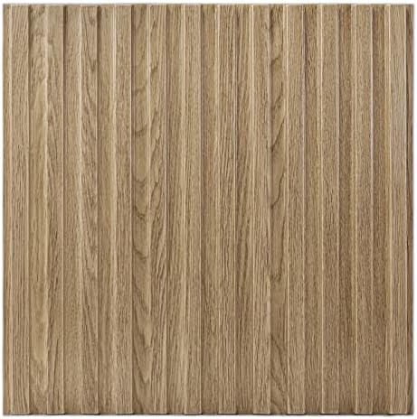 Art3d 3D Fluted Textured Slat Wall Panels, 19.7 x 19.7 in - Image 2
