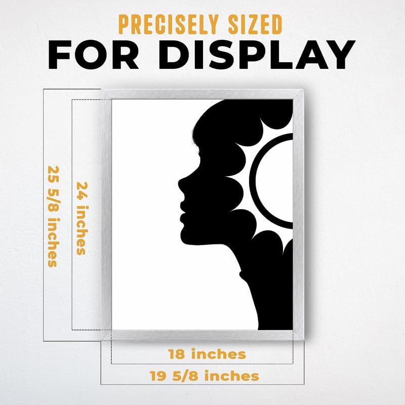 InkFlow Posters Abstract Face Silhouette Canvas Poster - Image 3