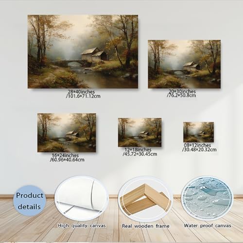 Serene Landscape Canvas Wall Art - Image 5