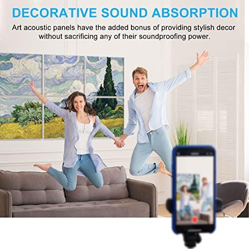JBER Art Acoustic Panels, 72×48 Inches Acoustical Wall Panels, Sound Absorbing - Image 6