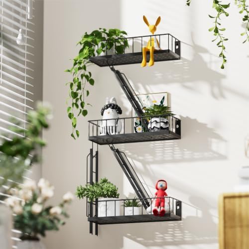 Fire Escape Shelf- New York Industrial Metal Shelf - Image 6