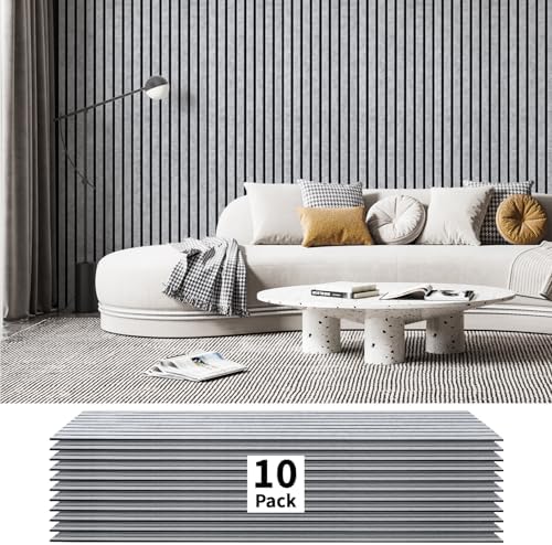 Art3dwallpanels 10 Pack Acoustic Panels by Art3dwallpanels