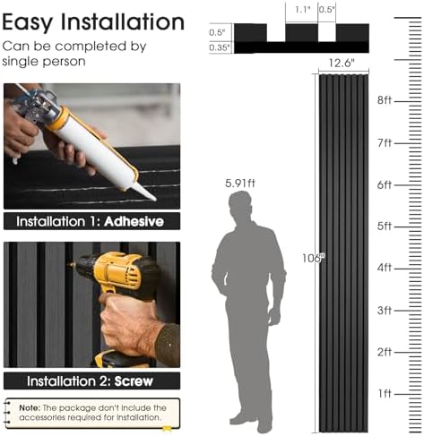 Acoustic Wood Slat Panels, Soundproof Wooden Wall Panels, 3D Fluted Panel - Image 4