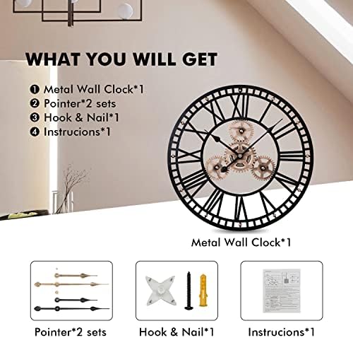 Large Wall Clock for Living Room - Image 2