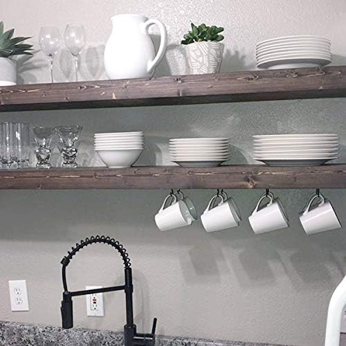 yuntop 12 Pack Vinyl Coated Ceiling Hooks, Screw-in Mug Hooks - Image 5