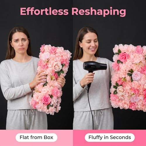Flower Wall Backdrop 6 Panels 16×24 Inch - Image 7