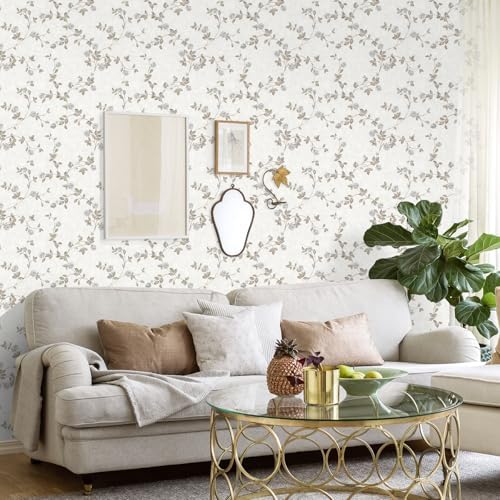Floral Peel and Stick Contact Paper Vintage 17.32" x 393.7" - Image 2