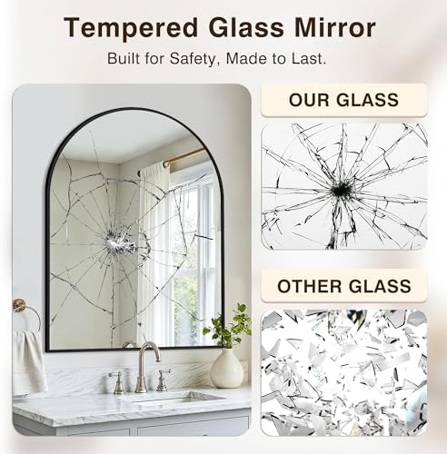 Arched Bathroom Vanity Mirror for Over Sink - Image 5