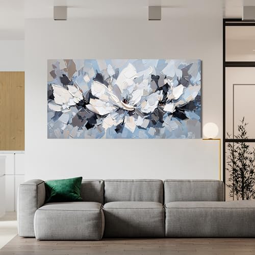 Canvas Wall Art Decor Modern White Wall Art - Image 5