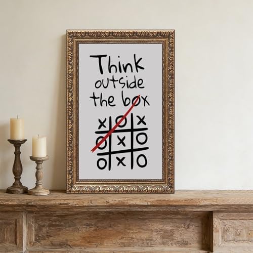 BAOGELI Think Outside The Box Poster Motivational Quotes - Image 4