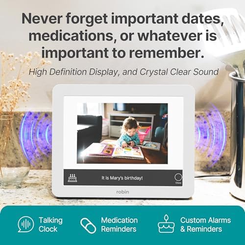 Robin Day Clock 2026 for Seniors, Easy-to-Read Display for Elderly, Day Date - Image 6