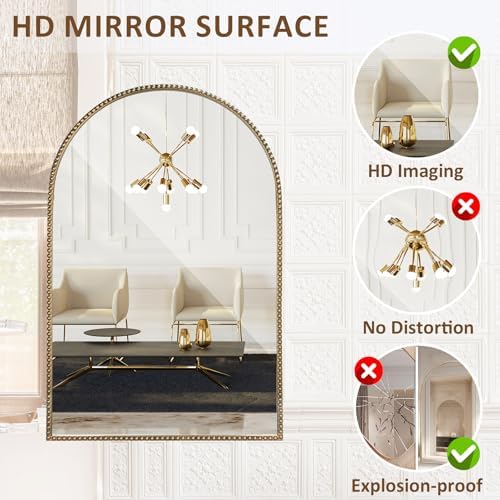 Antique Gold 24"x36" Wall Mirror - Image 6