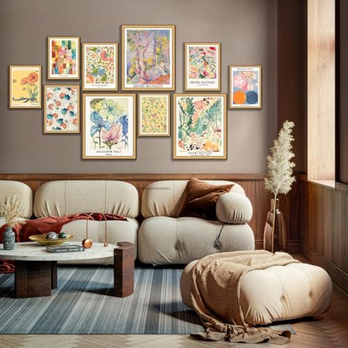 LANCHI95 10 Pcs Vintage Eclectic Wall Art Prints, Trendy Maximalism Poster - Image 4