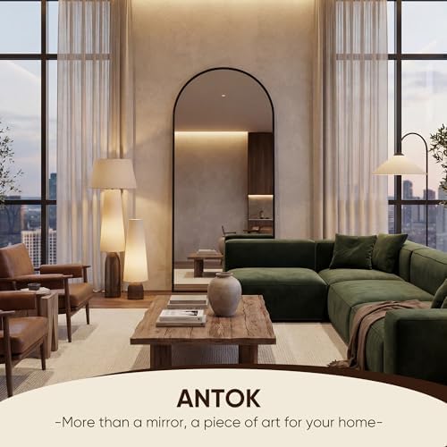Antok 58" x19” Arched Full Length Mirror, Floor Mirror - Image 4
