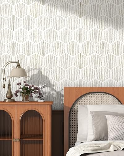 OSECAGE Geometric Peel and Stick Wallpaper Boho Contact Paper 17.3''×276'' - Image 4