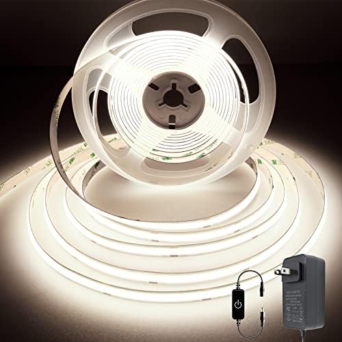 Pandery COB LED Strip Lights 5M, Touch Dimmable led Strips, 16.4ft LED Tape by PanderyCOBLightUPYourLife