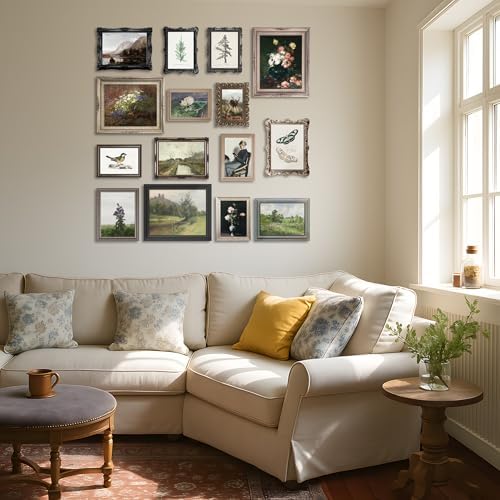 LANCHI95 15 Pcs Moody Vintage Wall Art - Image 3
