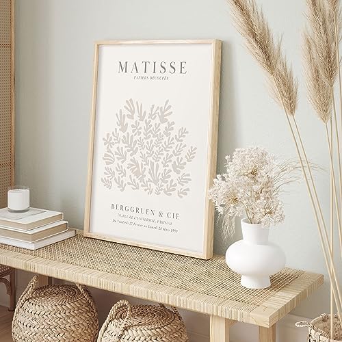 Youillne Henri Matisse Wall Art Prints Flower Abstract Canvas Pictures - Image 6