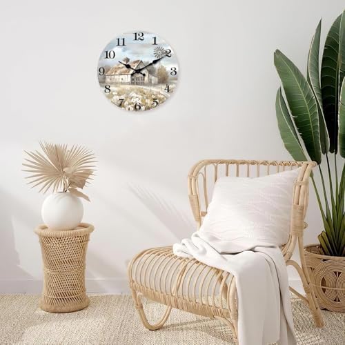 XFM Large Farmhouse Wall Clocks Battery Operated 20 Inch Silent - Image 4