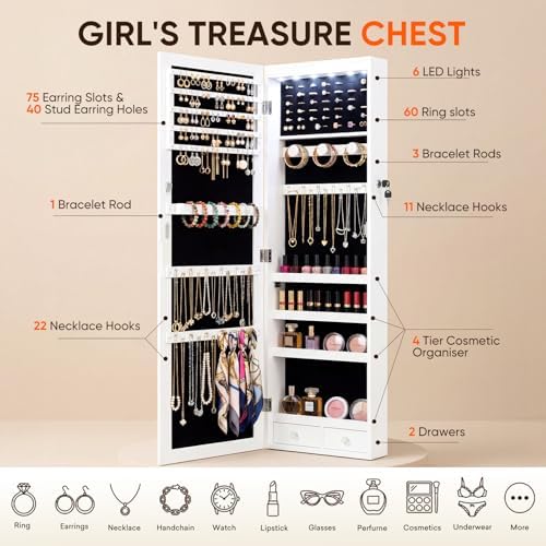 Antok 6 LEDs Jewelry Cabinet - Image 4