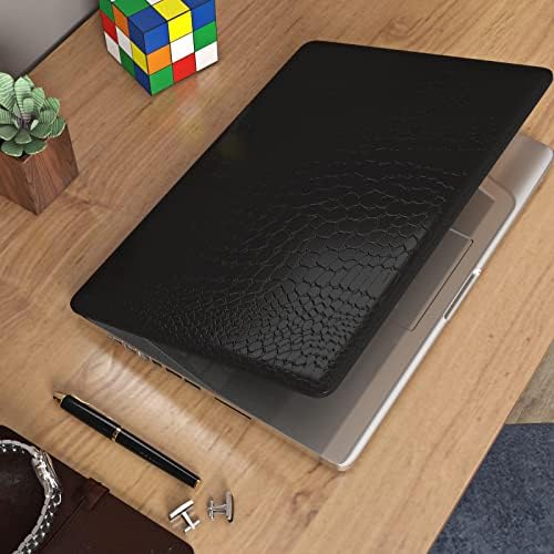 Livelynine Lavish Black Textured Wallpaper Peel and Stick Crocodile Wallpaper - Image 4
