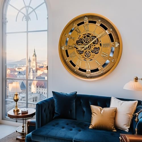 ImprovingLife The Gears Clock 26'' inch Wall Clock - Image 5